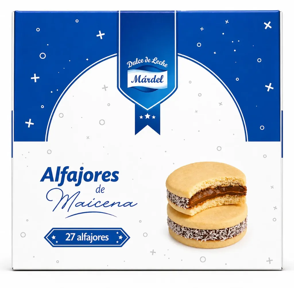 ALFAJOR MARDEL MAICENA 27 unidades ( 80 gr. )