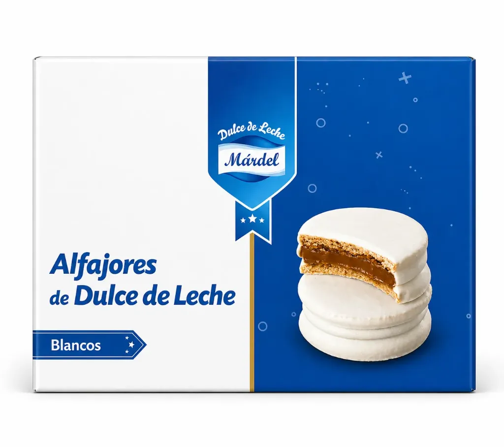 ALFAJOR MARDEL MINI BLANCO 36 unidades ( 22 gr. )